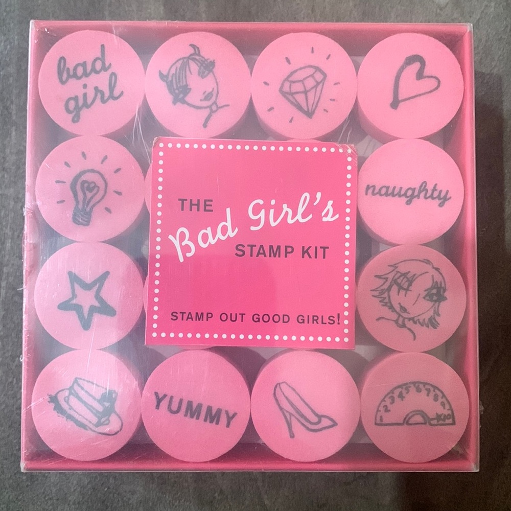 Bad girl’s stamp kit. Get your bad girl craft on!